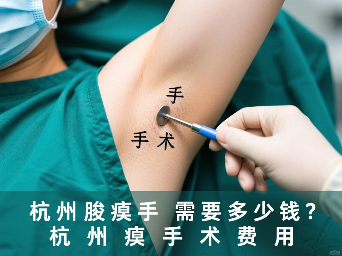 杭州腋臭手术需要多少钱？深度解析杭州腋臭手术费用