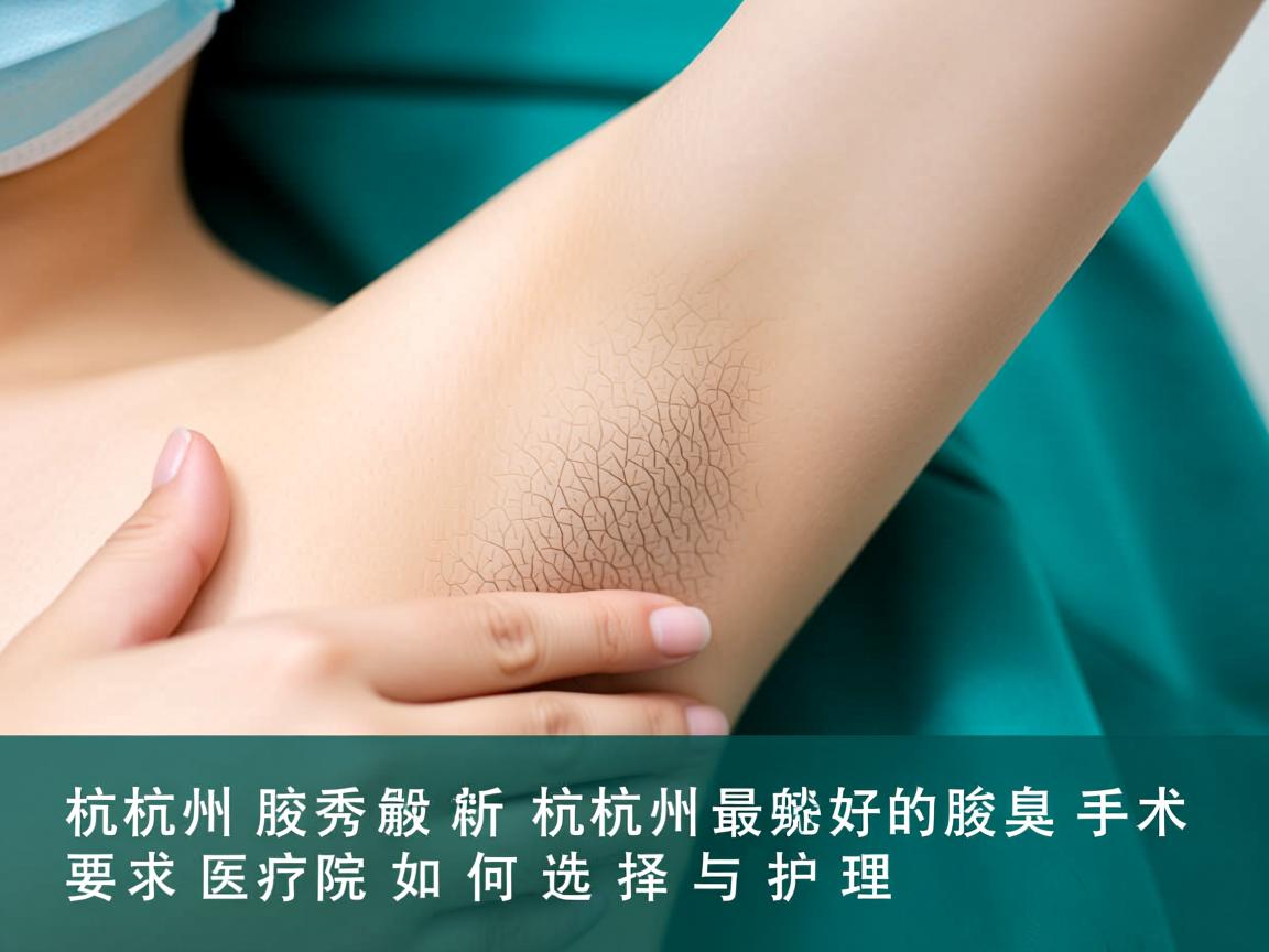 杭州腋秀解析,杭州最好的腋臭手术医院如何选择与护理 杭州腋秀解析,杭州最好的腋臭手术医院如何选择与护理