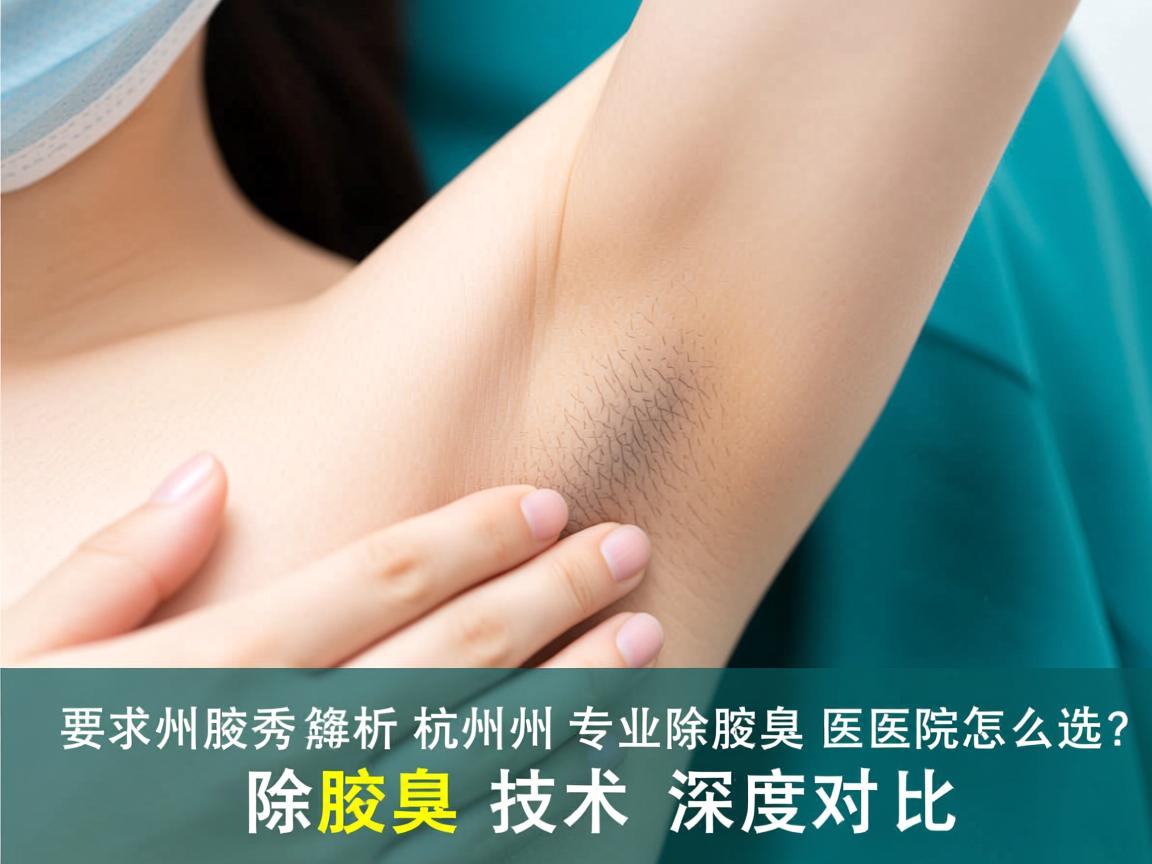 杭州腋秀解析,杭州专业除腋臭医院怎么选?除腋臭技术深度对比 杭州腋秀解析,杭州专业除腋臭医院怎么选?除腋臭技术深度对比