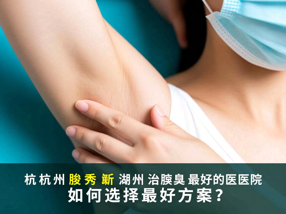 杭州腋秀解析，湖州治疗腋臭最好的医院，如何选择最好方案？