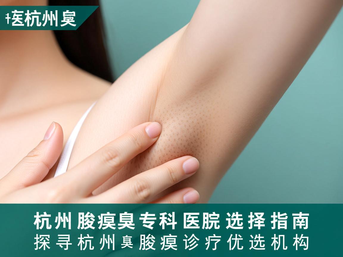 杭州腋臭专科医院选择指南，探寻杭州腋臭诊疗优选机构