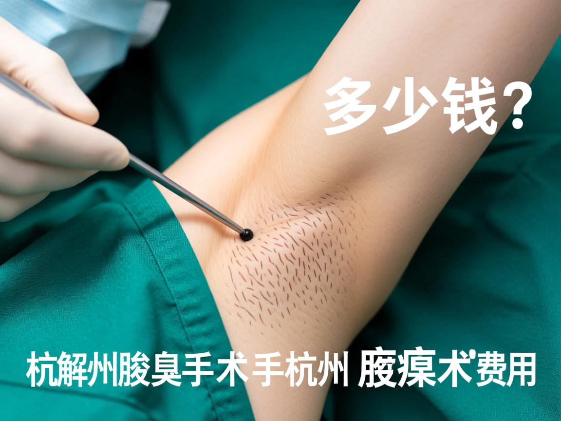 杭州腋臭手术多少钱?详解杭州腋臭手术费用 杭州腋臭手术多少钱?详解杭州腋臭手术费用