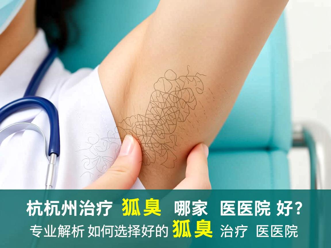 杭州治疗狐臭哪家医院好？专业解析如何选择好的狐臭治疗医院