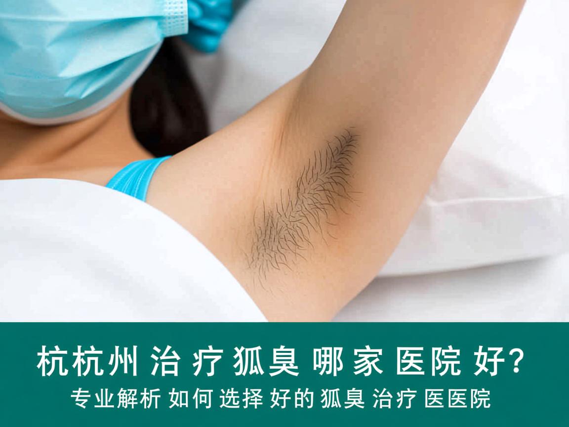 杭州治疗狐臭哪家医院好？专业解析如何选择好的狐臭治疗医院