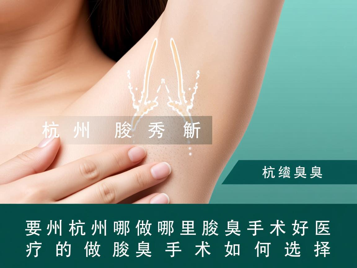 杭州腋秀解析,杭州哪里做腋臭手术好,好的腋臭手术如何选择 杭州腋秀解析,杭州哪里做腋臭手术好,好的腋臭手术如何选择