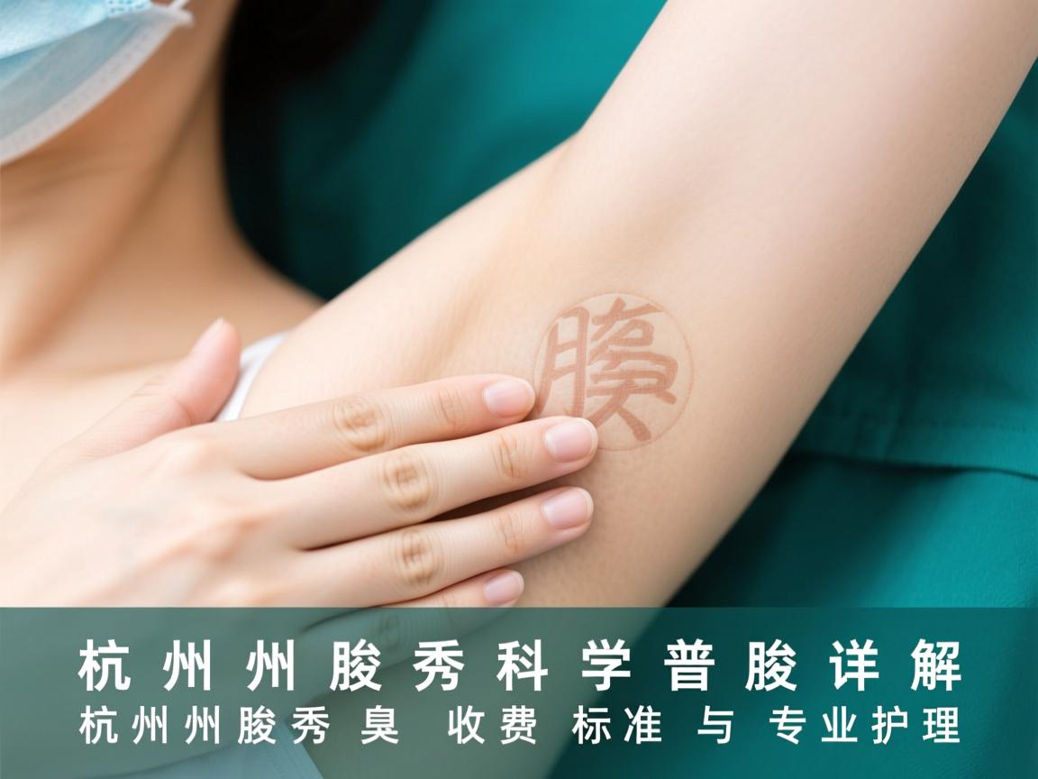 杭州腋秀科普，详解杭州腋秀腋臭收费标准与专业护理