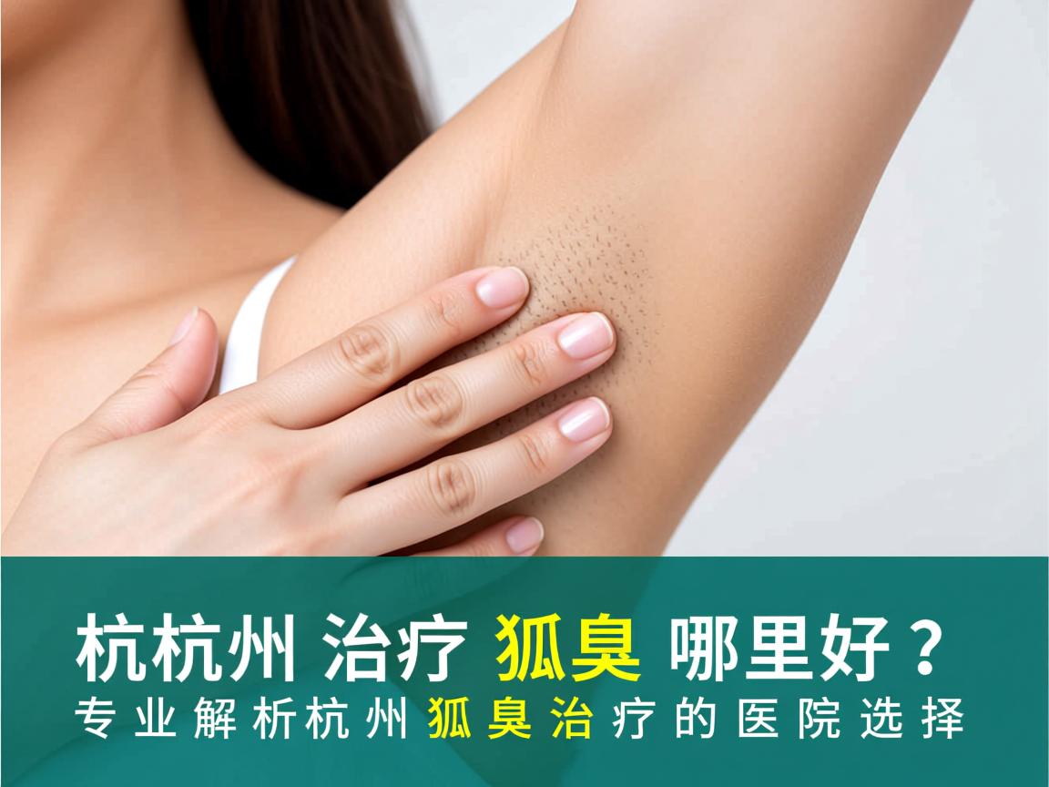 杭州治疗狐臭哪里好？专业解析杭州狐臭治疗的医院选择