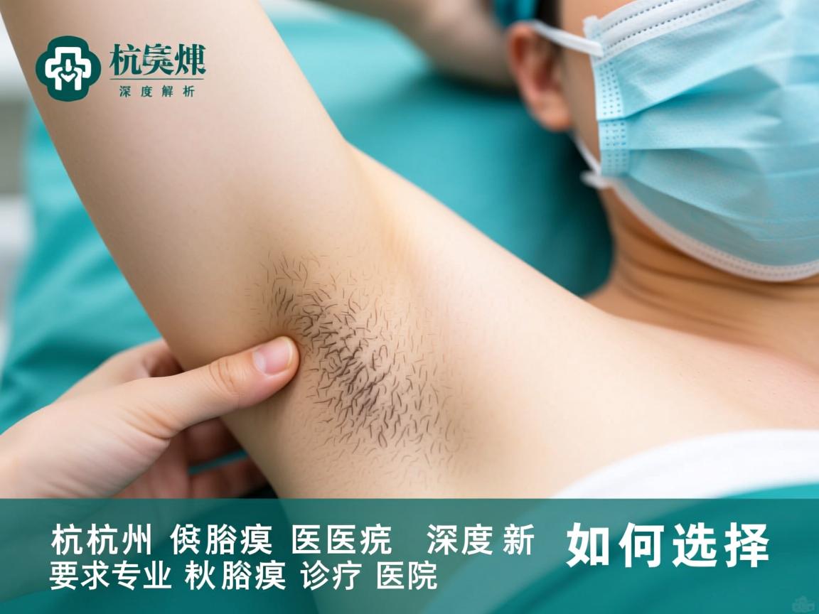 杭州腋臭医院深度解析，杭州专业腋臭诊疗医院如何选择