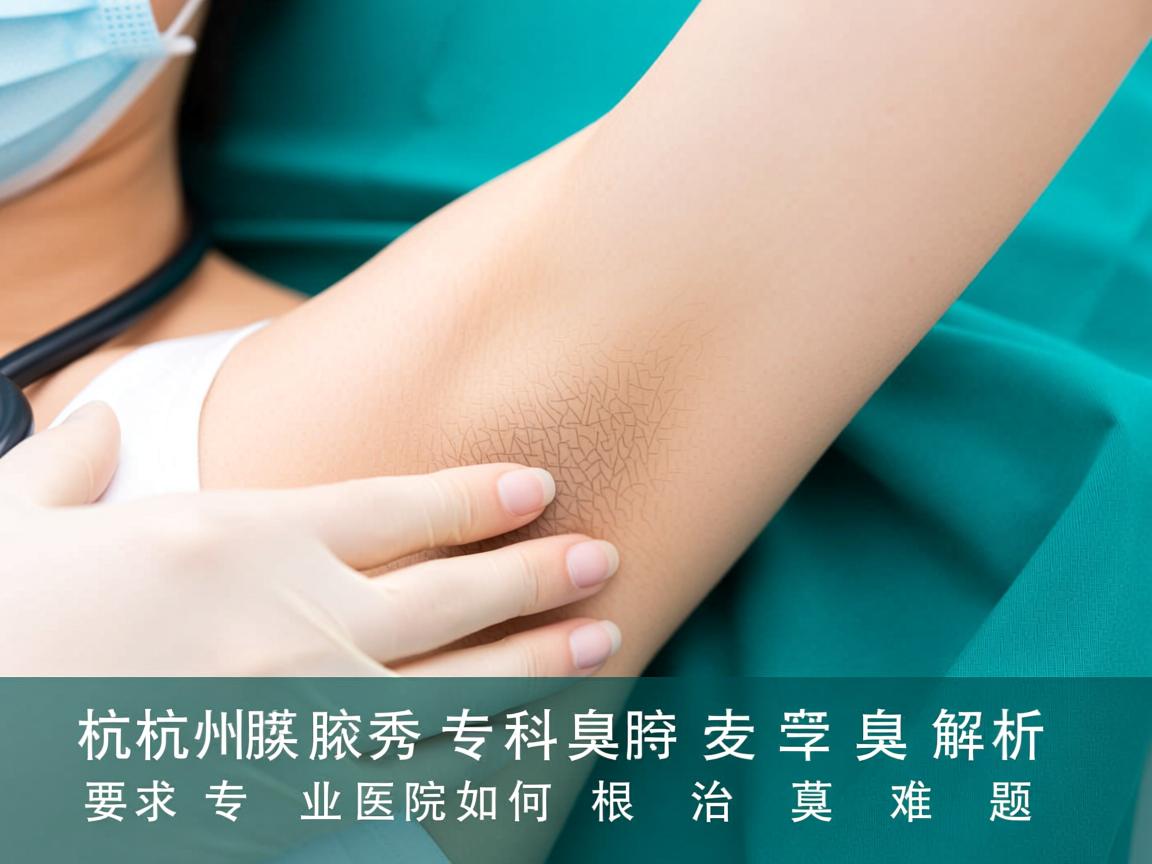 杭州腋秀腋臭专科解析，专业医院如何根治腋臭难题