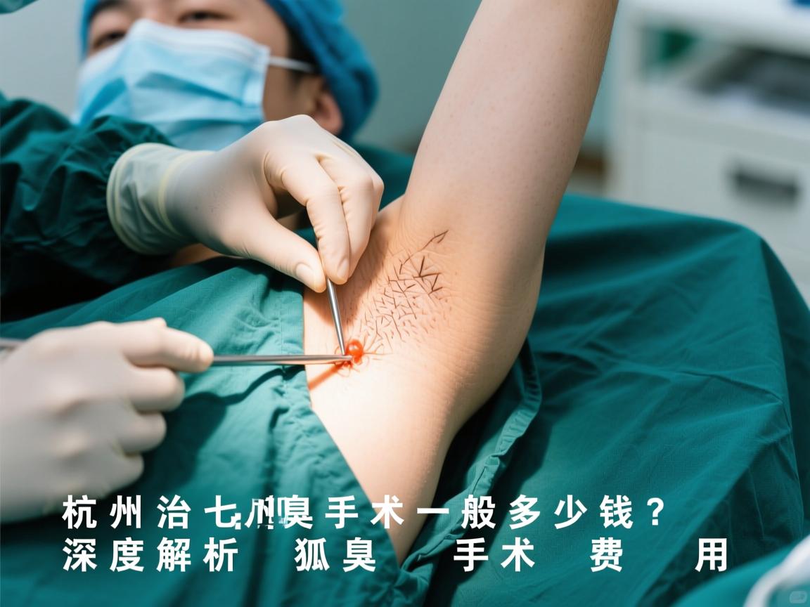 杭州治狐臭手术一般多少钱？深度解析狐臭手术费用