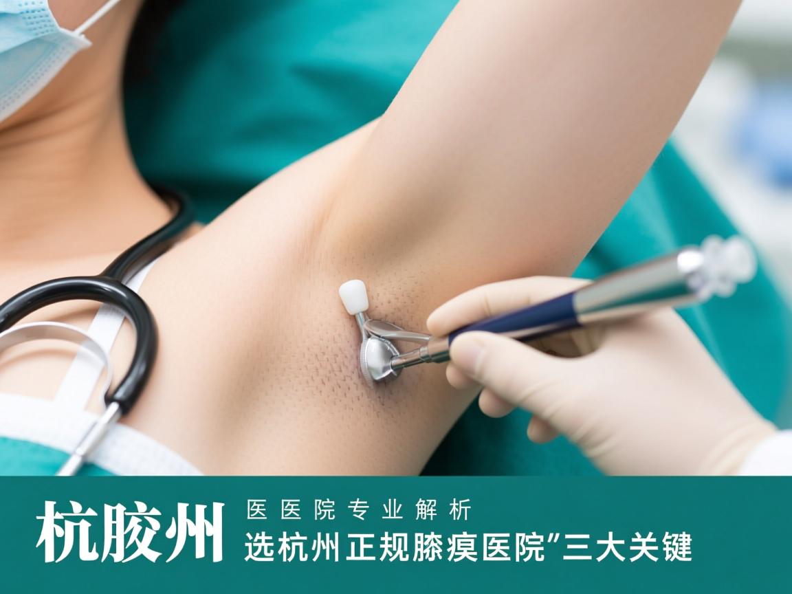 杭州腋臭医院专业解析，选择杭州正规腋臭医院的三大关键