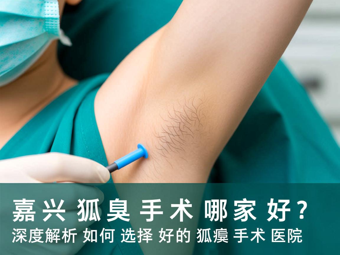嘉兴狐臭手术哪家好？深度解析如何选择好的狐臭手术医院