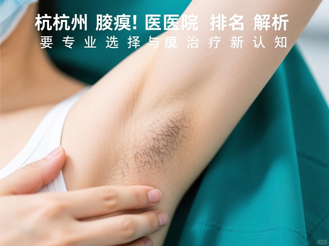 杭州腋臭医院排名解析，专业选择与腋臭治疗新认知