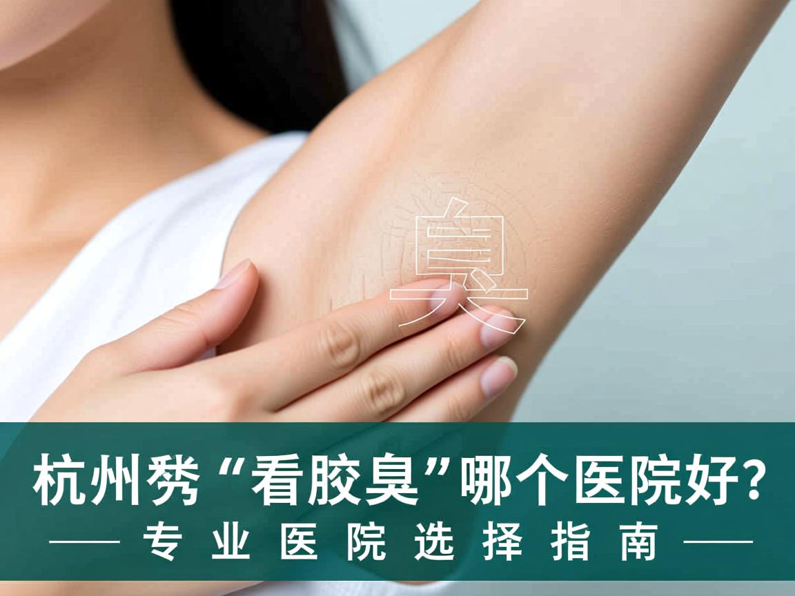 杭州腋秀解析，杭州看腋臭哪个医院好？专业医院选择指南