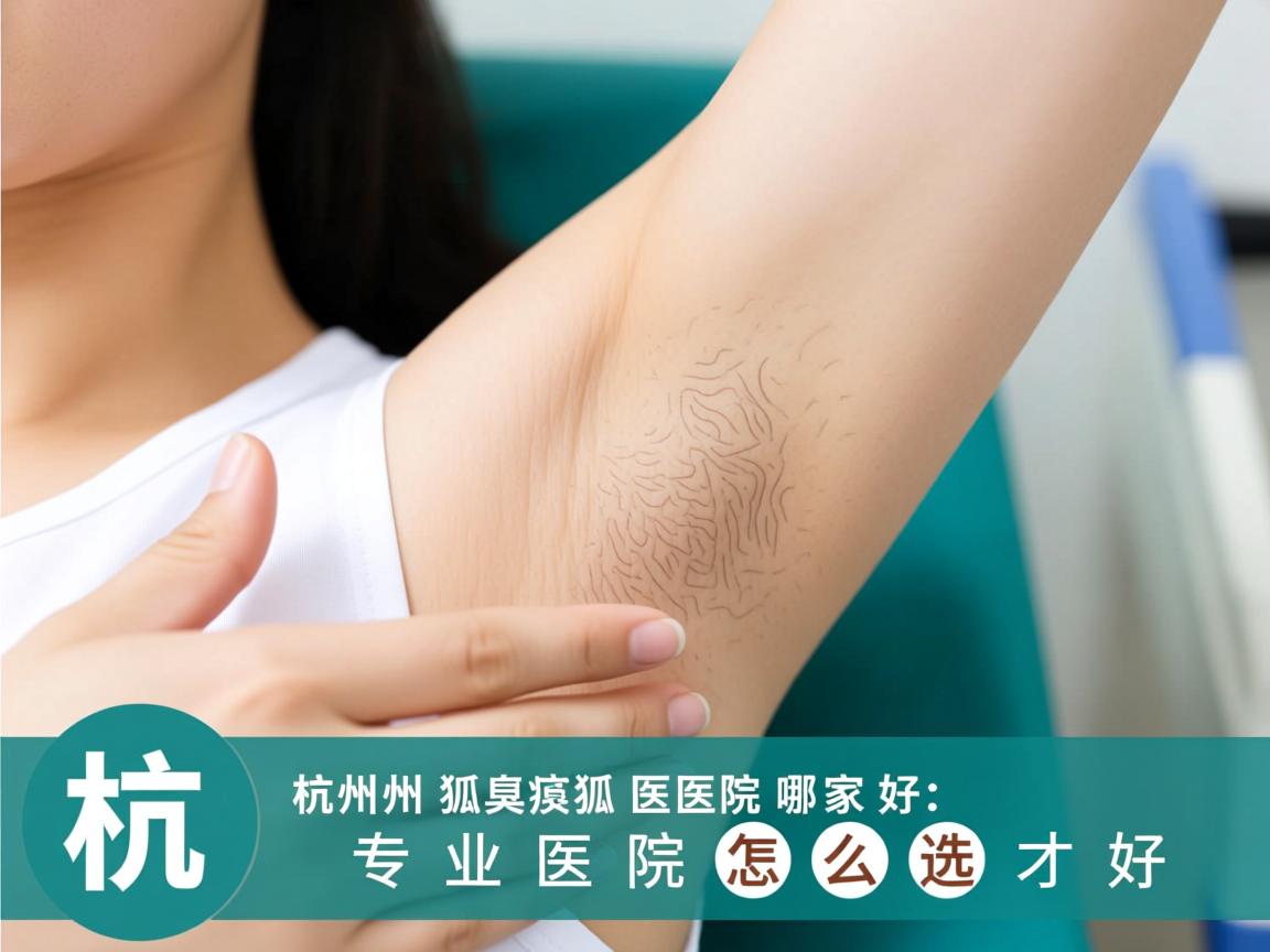 杭州腋秀解析，杭州狐臭医院哪家好，专业医院怎么选才好