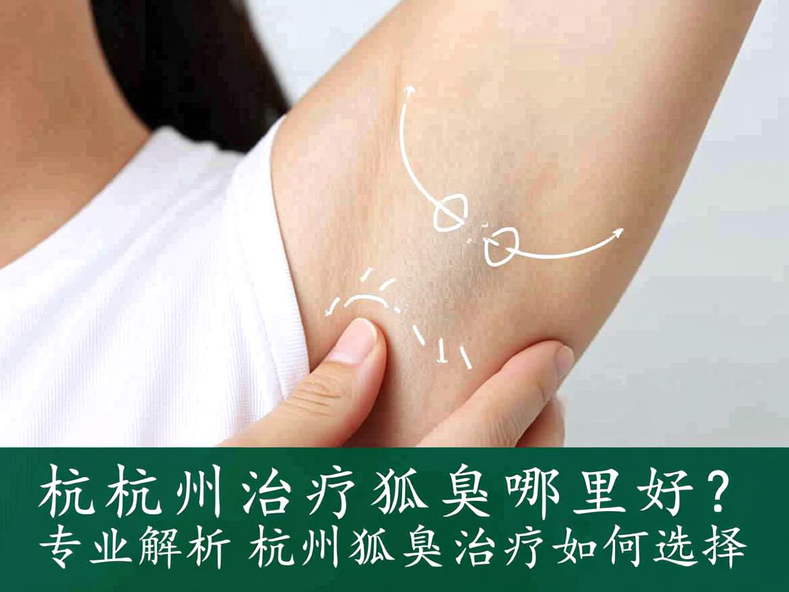 杭州治疗狐臭哪里好？专业解析杭州狐臭治疗如何选择