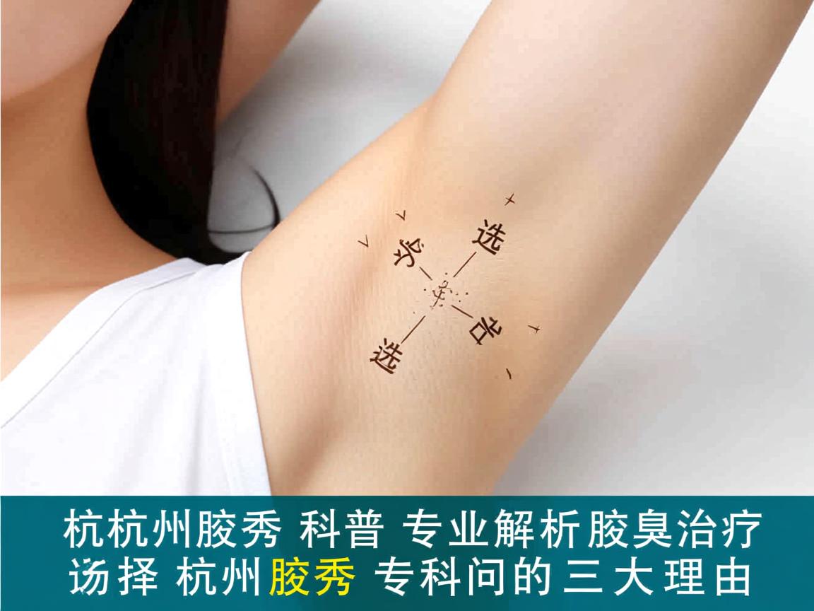 杭州腋秀科普,专业解析腋臭治疗,选择杭州腋秀专科的三大理由 杭州腋秀科普,专业解析腋臭治疗,选择杭州腋秀专科的三大理由