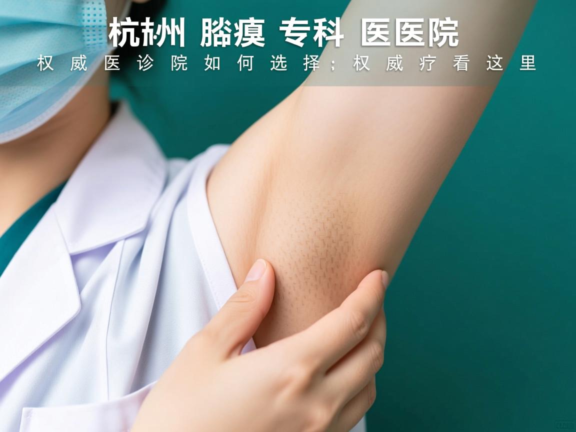 杭州腋臭专科医院解析，权威医院如何选择，权威诊疗看这里
