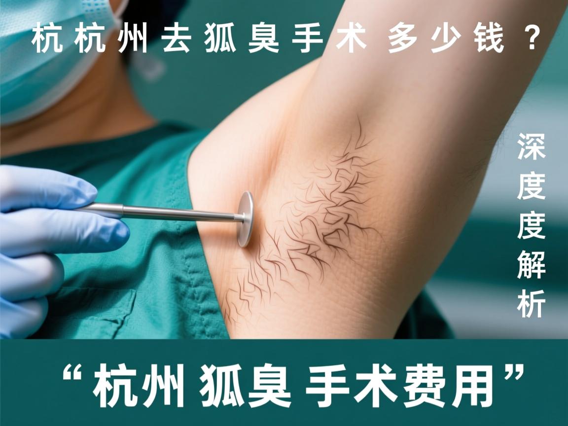 杭州去狐臭手术多少钱？深度解析杭州狐臭手术费用
