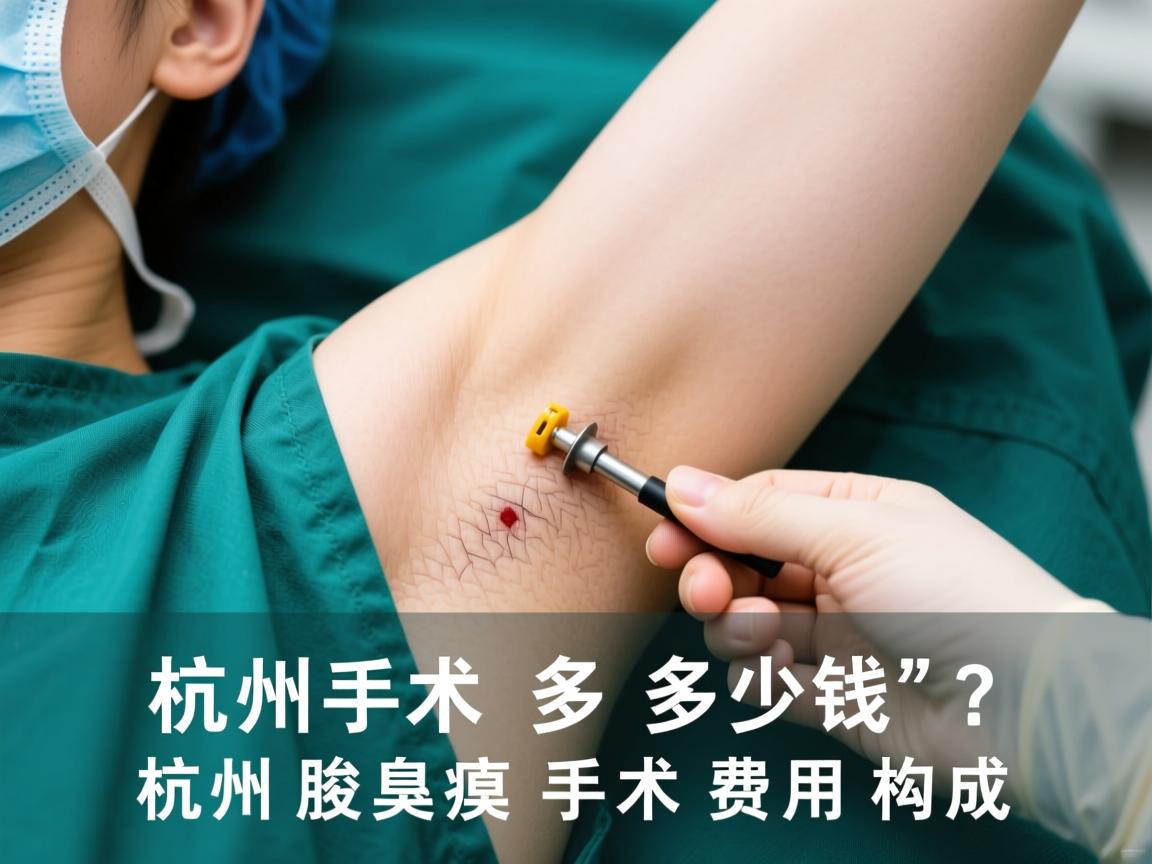 杭州腋臭手术多少钱？详解杭州腋臭手术费用构成