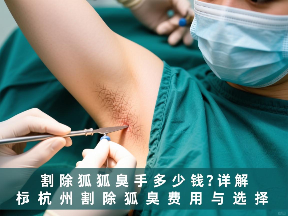 割除狐臭手术多少钱？详解杭州割除狐臭费用与选择