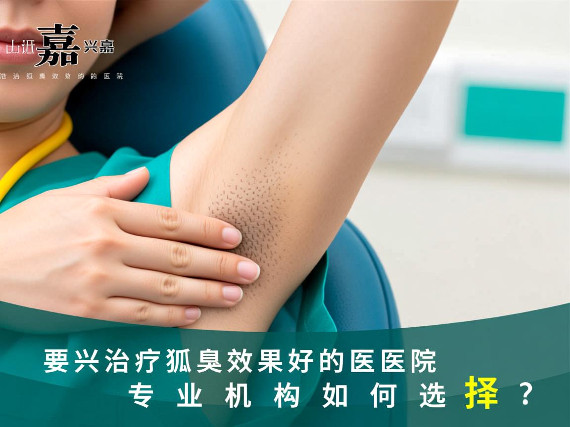嘉兴治疗狐臭效果好的医院，专业机构如何选择？
