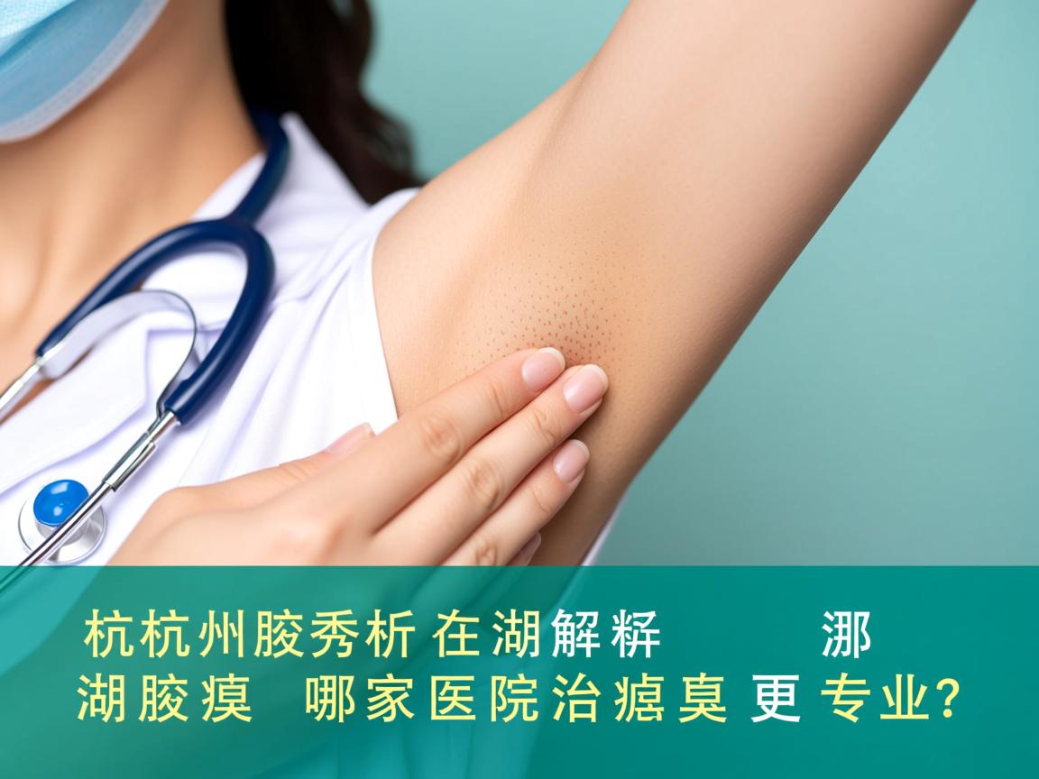 杭州腋秀解析，在湖州治腋臭，哪家医院治腋臭更专业？
