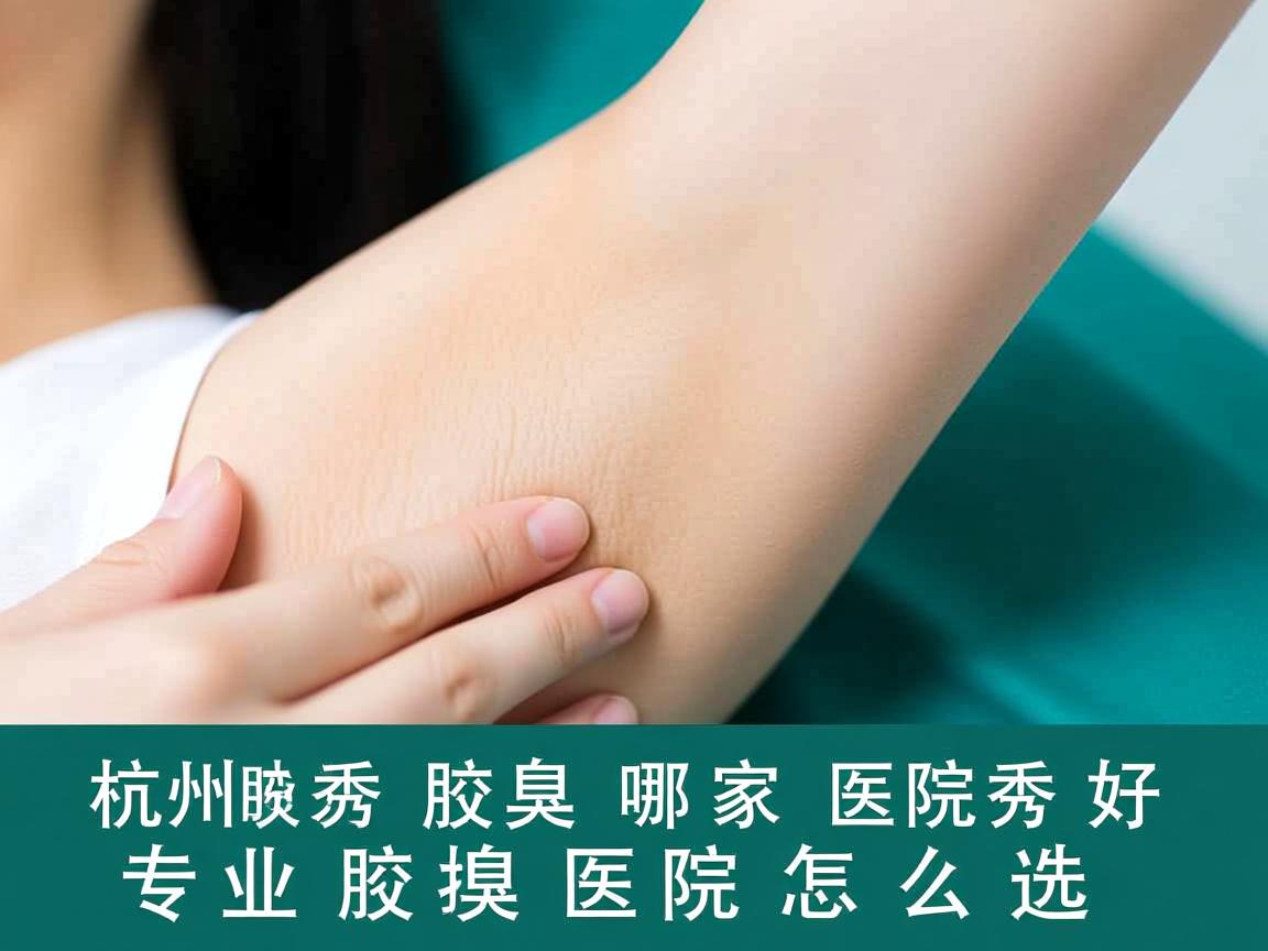 杭州腋秀解析，杭州治腋臭哪家医院好，专业治腋臭医院怎么选