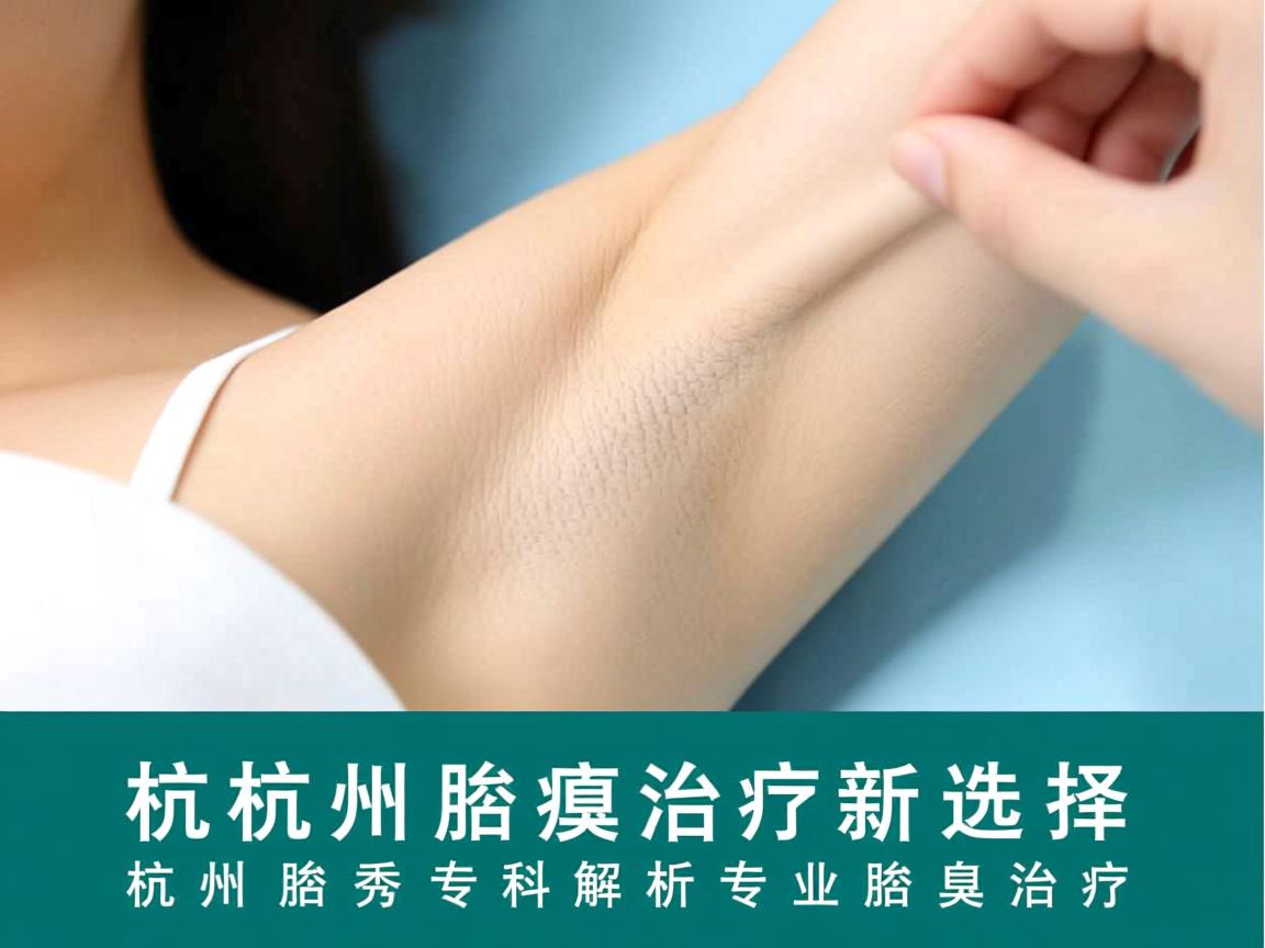 杭州腋臭治疗新选择，杭州腋秀专科解析专业腋臭治疗