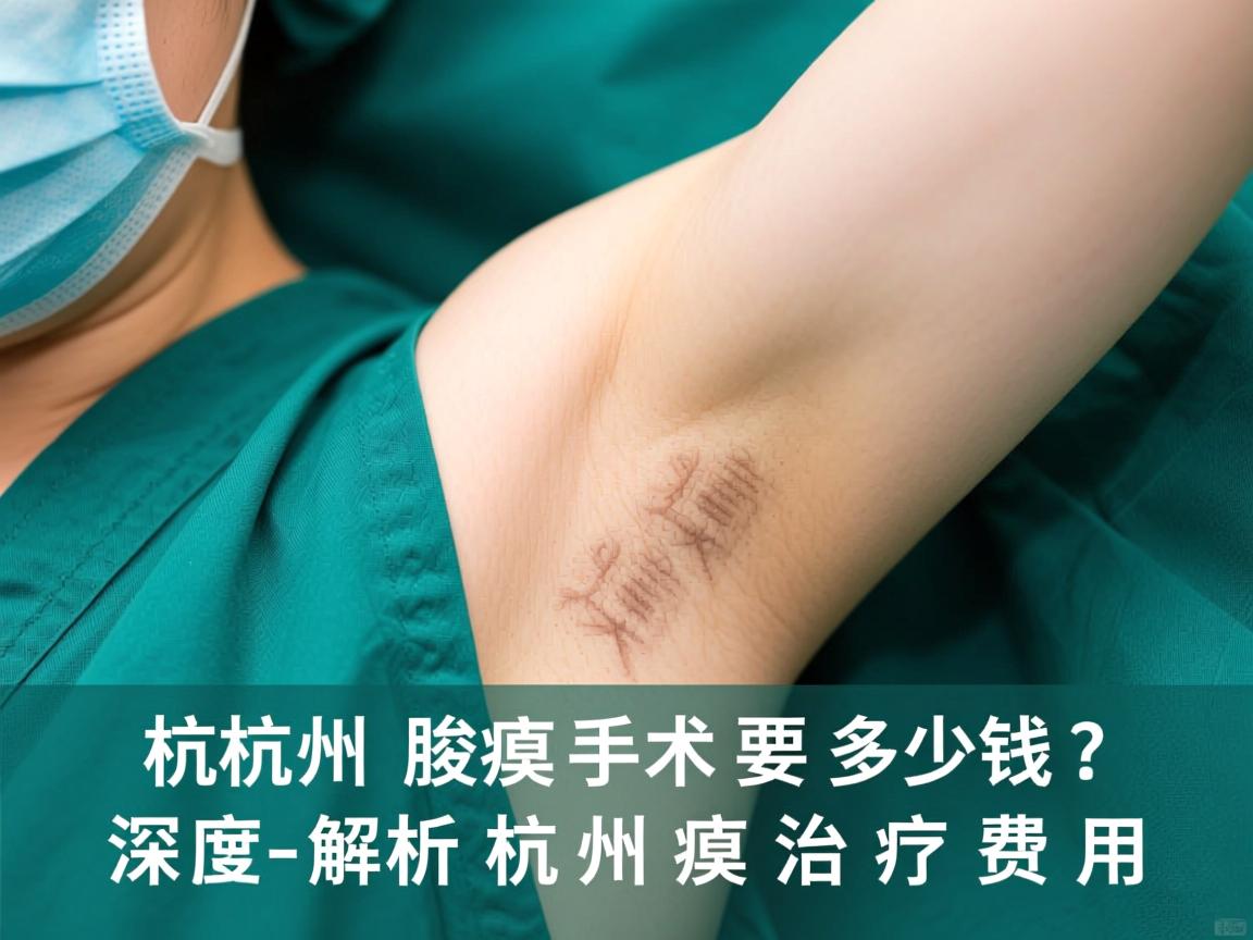 杭州腋臭手术要多少钱？深度解析杭州腋臭治疗费用