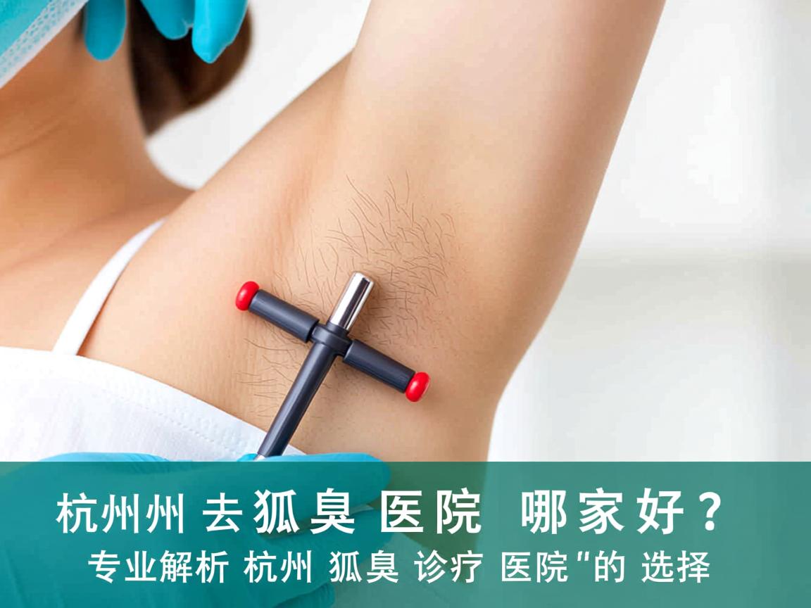 杭州去狐臭医院哪家好？专业解析杭州狐臭诊疗医院的选择