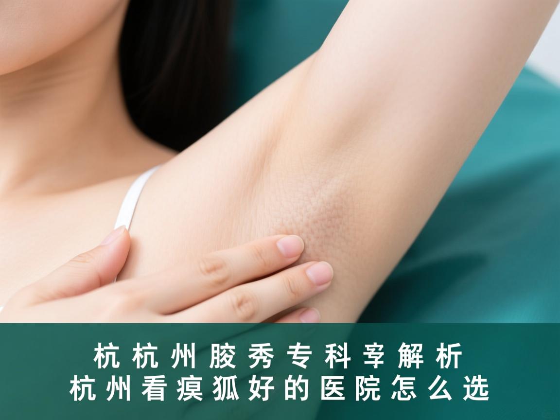 杭州腋秀专科解析，杭州看狐臭好的医院怎么选
