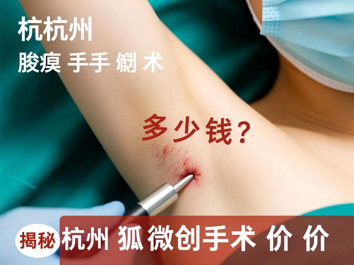 杭州腋臭微创手术多少钱?揭秘杭州狐臭微创手术价格 杭州腋臭微创手术多少钱?揭秘杭州狐臭微创手术价格