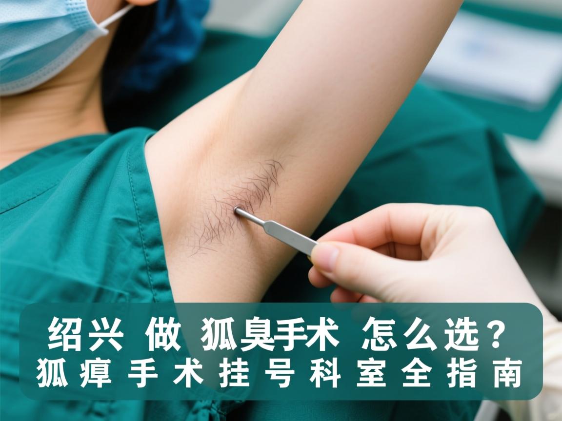 在绍兴做狐臭手术怎么选?狐臭手术挂号科室全指南 在绍兴做狐臭手术怎么选?狐臭手术挂号科室全指南