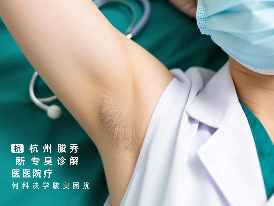 杭州腋秀解析腋臭诊疗，杭州专业医院如何科学解决腋臭困扰