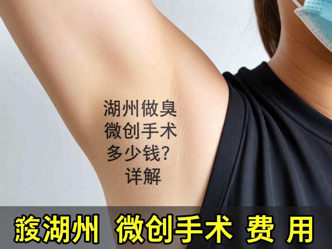在湖州做腋臭微创手术多少钱？详解湖州腋臭微创手术费用