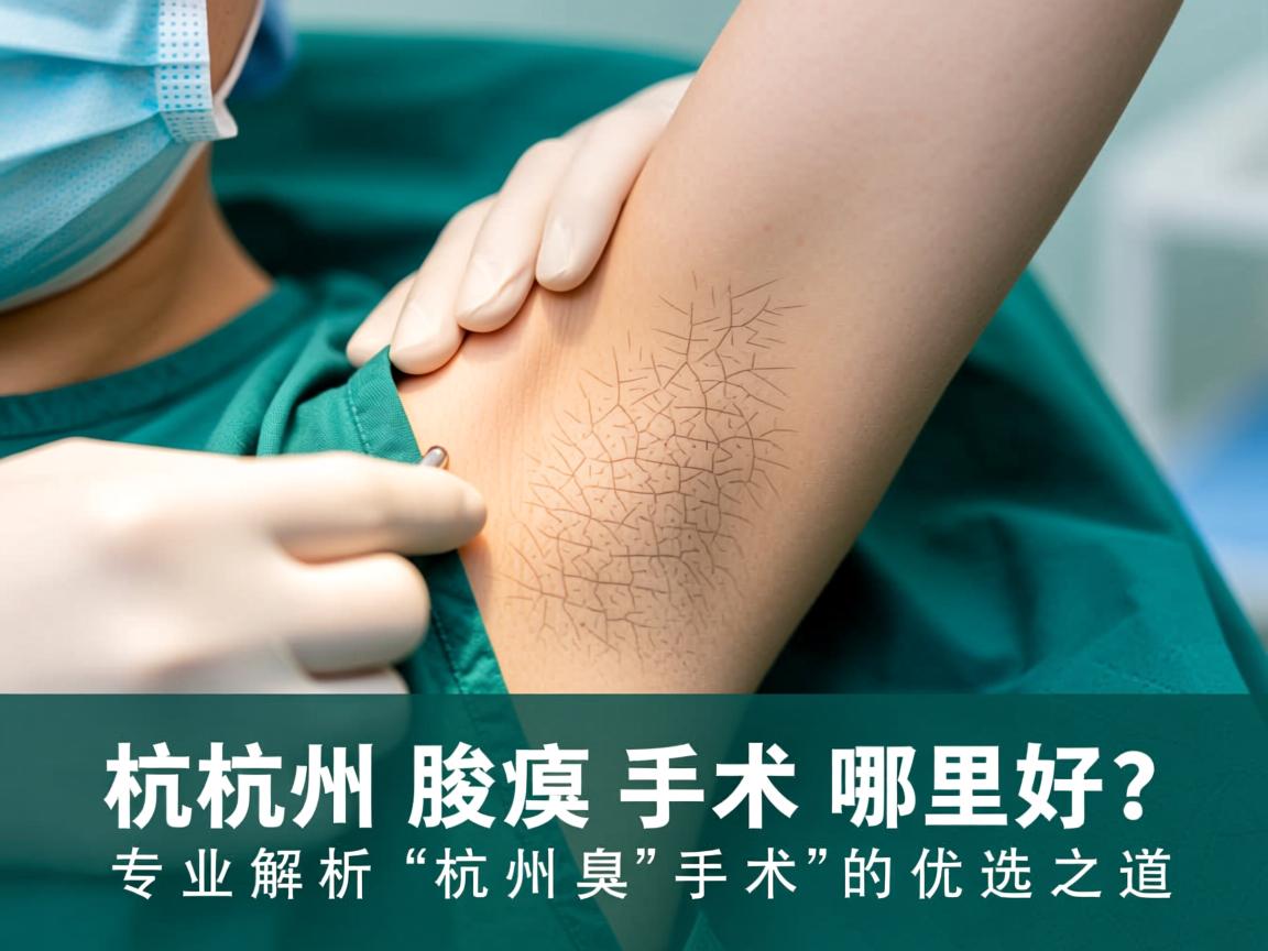 杭州腋臭手术哪里好？专业解析杭州腋臭手术的优选之道