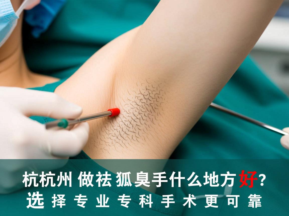 杭州做祛狐臭手术什么地方好?选择专业腋臭专科手术更可靠 杭州做祛狐臭手术什么地方好?选择专业腋臭专科手术更可靠