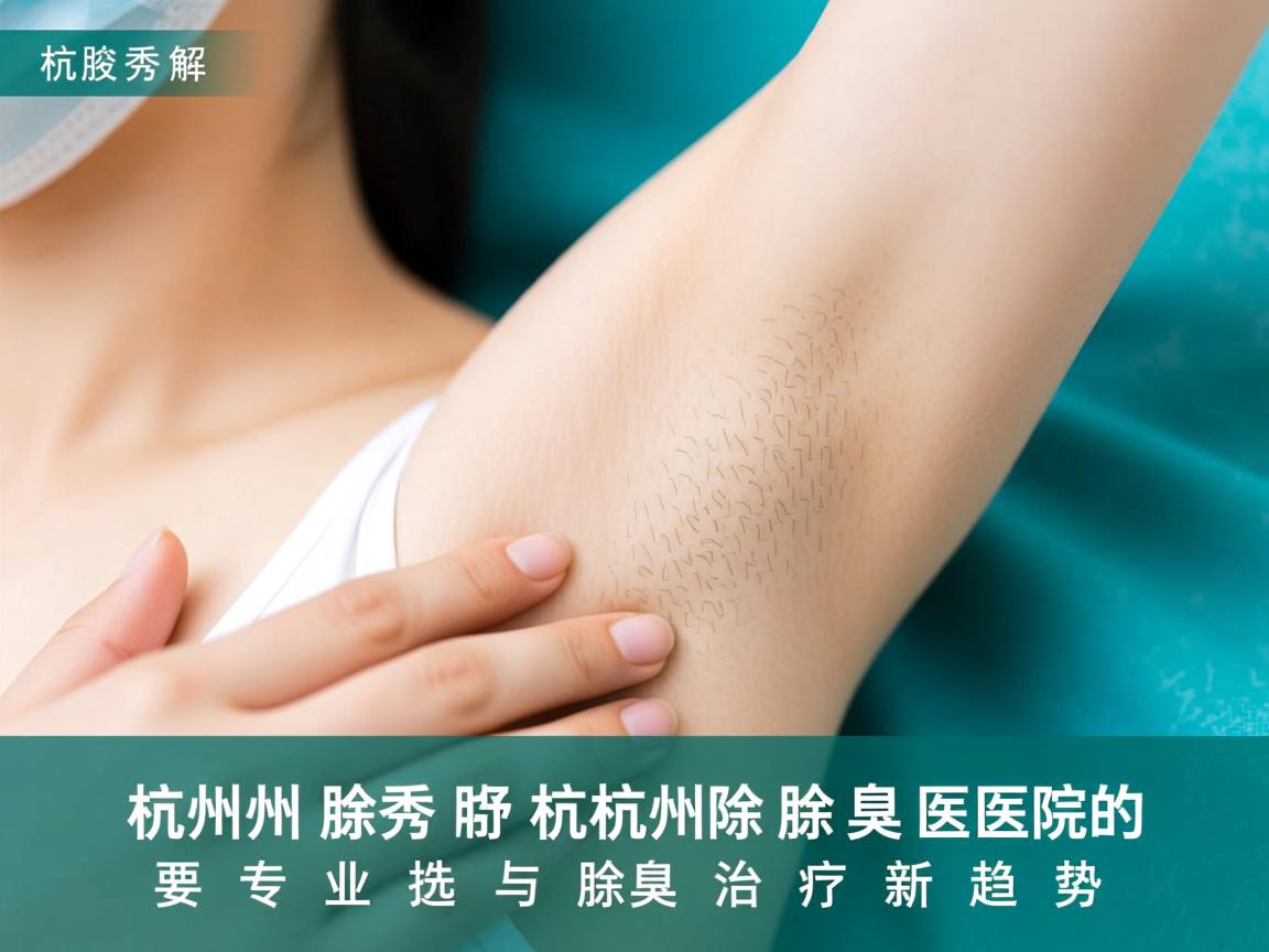 杭州腋秀解析，杭州除腋臭医院的专业选择与腋臭治疗新趋势