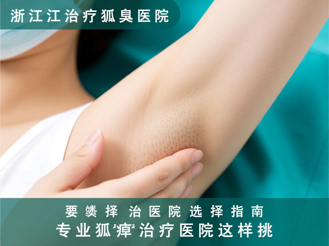 浙江治疗狐臭医院选择指南，专业狐臭治疗医院这样挑