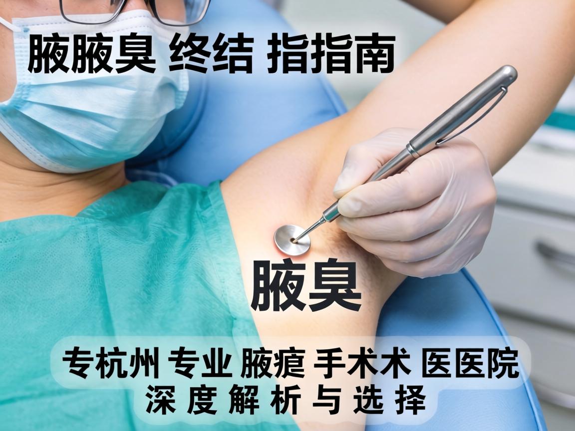 腋臭终结指南，杭州专业腋臭手术医院深度解析与选择