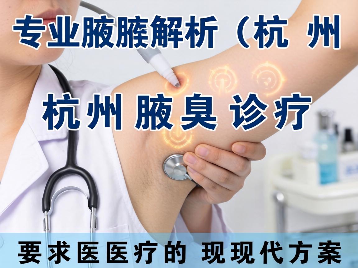 专业解析杭州腋臭诊疗，杭州腋臭医疗的现代方案