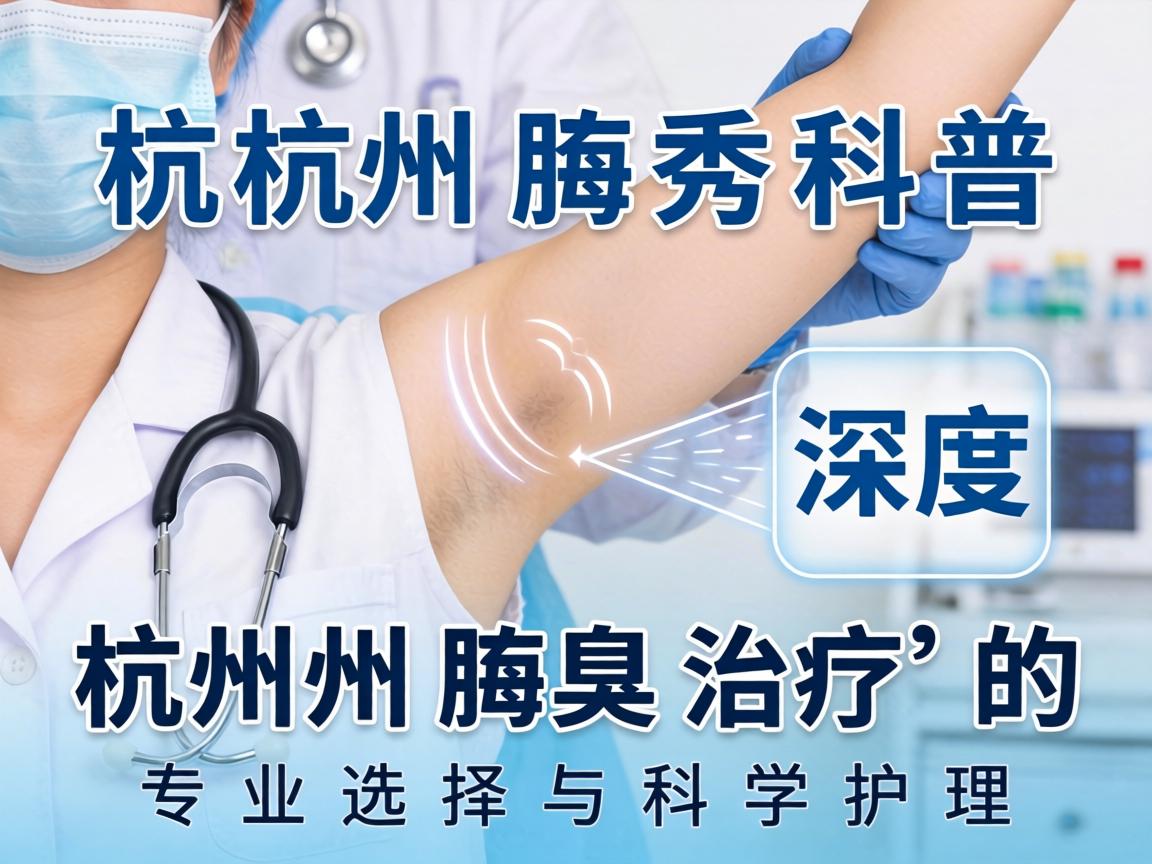 杭州腋秀科普，深度解析杭州腋臭治疗的专业选择与科学护理