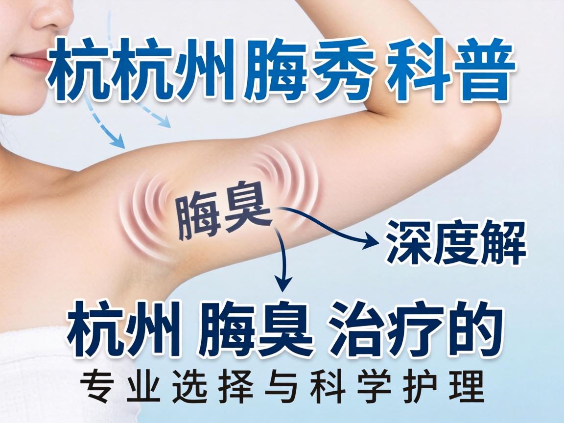 杭州腋秀科普，深度解析杭州腋臭治疗的专业选择与科学护理