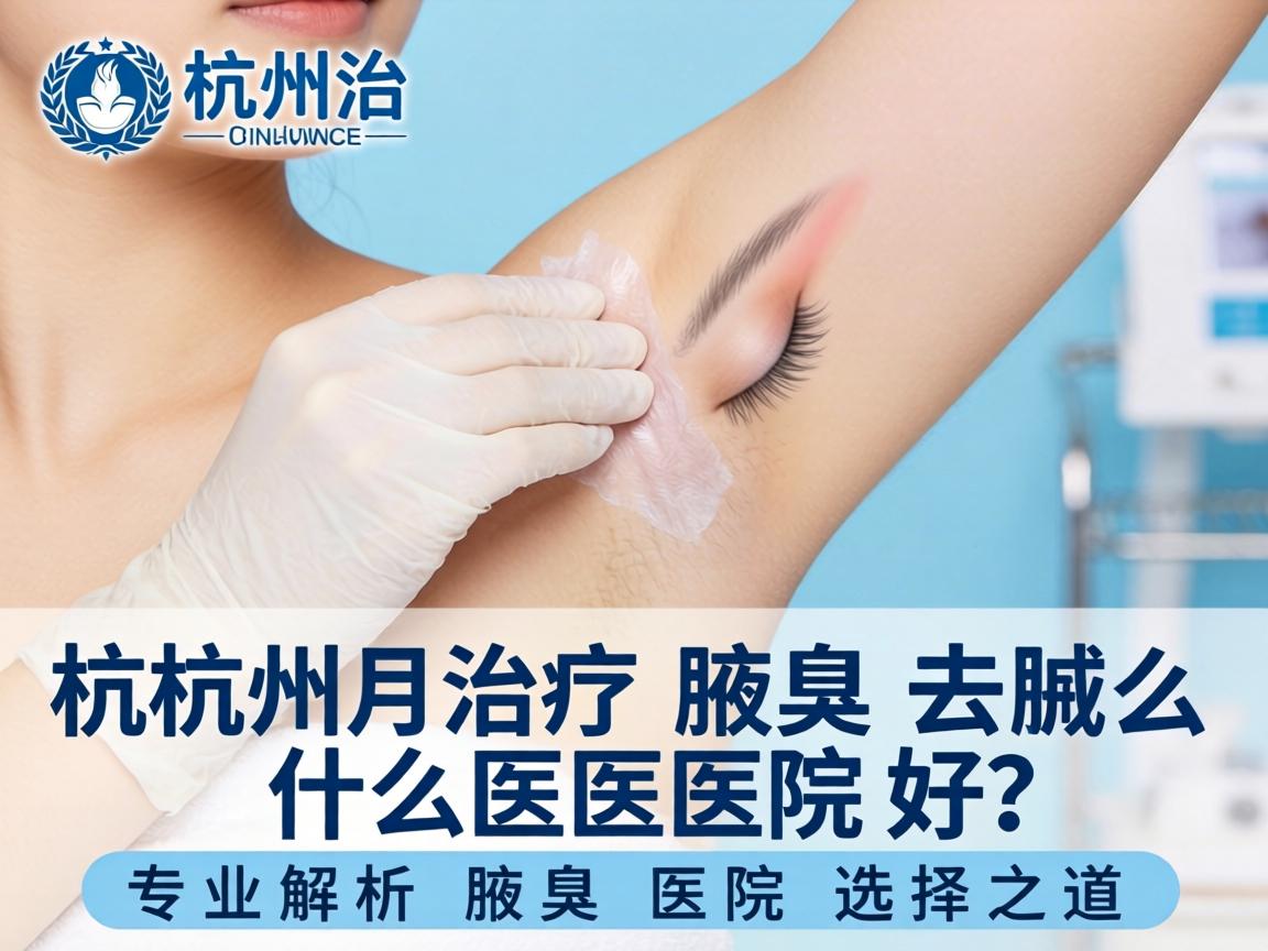 杭州治疗腋臭去什么医院好？专业解析腋臭医院选择之道