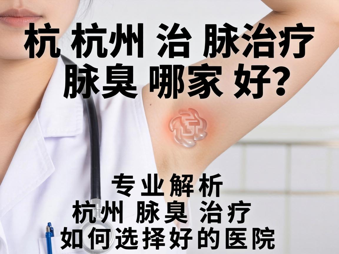 杭州治疗腋臭哪家好？专业解析杭州腋臭治疗如何选择好的医院