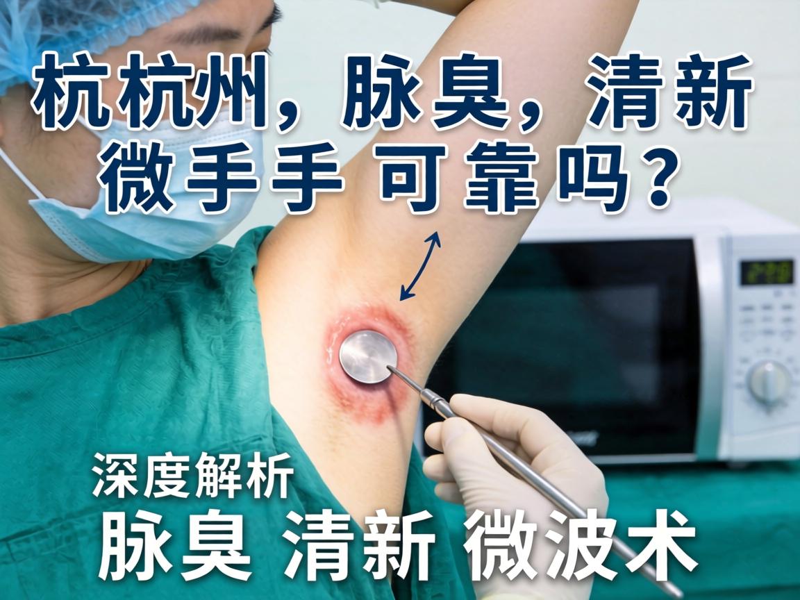 杭州腋臭清新微波手术可靠吗？深度解析腋臭清新微波术