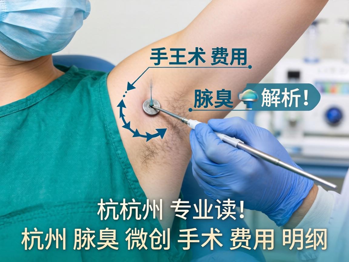 杭州腋臭手术费用解析，专业解读杭州腋臭微创手术费用明细