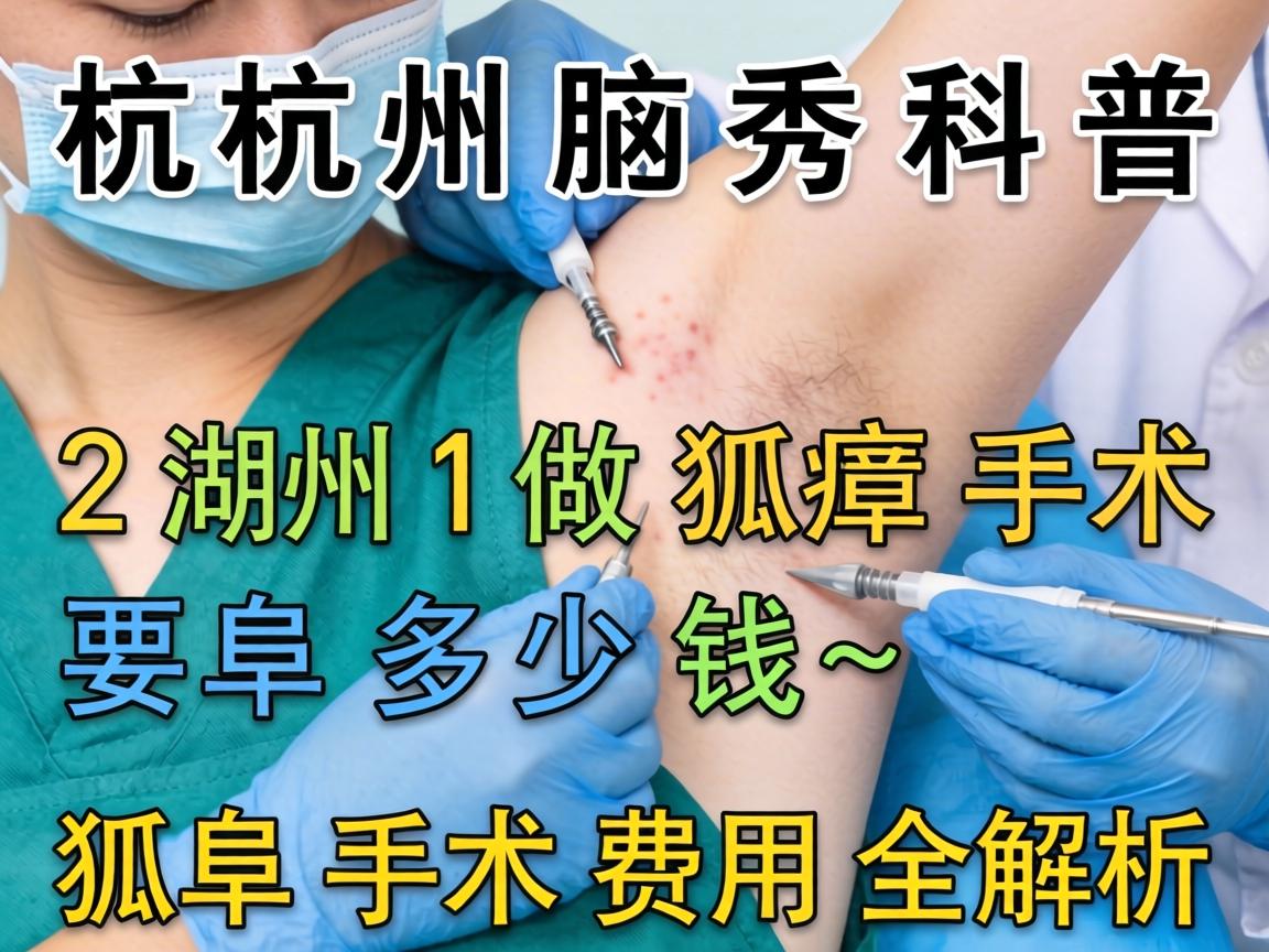 杭州腋秀科普，在湖州做狐臭手术多少钱，狐臭手术费用全解析