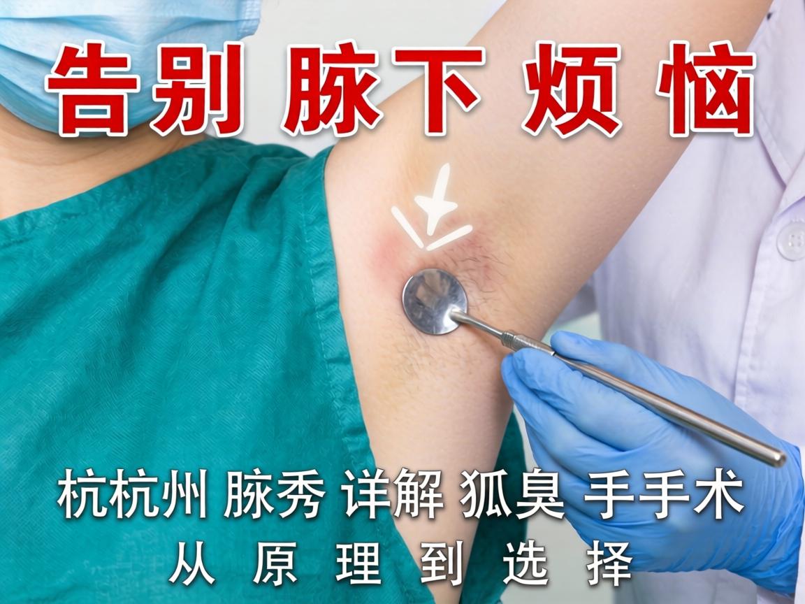 告别腋下烦恼，杭州腋秀详解狐臭手术，从原理到选择